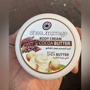 Shea bodycreams $5/each 3 great scents.Cocoa butte,saffron and raspberry.